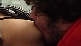 you sucking those small tits at the atm?