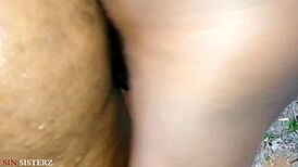 Fucking behind the house while the party's raging next door