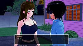 complete gameplay - hs tutor part 8, blonde student sucks and fucks monster cock in wild hentai scene. It’s total chaos!