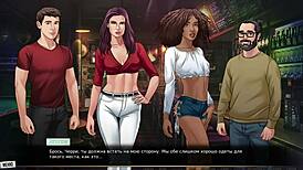 Anime Gameplay Features Deepthroat and Fingering at Work