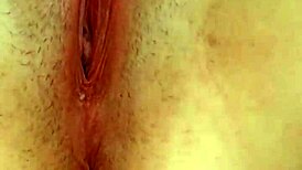 solo british whore intensely fucks her hairy cunt with a thick dildo