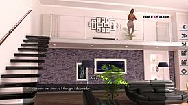 Alex Watches Jenna Change Her Dress, Then The Landlady Fingers Her In A Dream World.