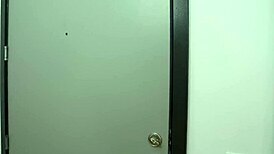 Nerds give facial in missionary position