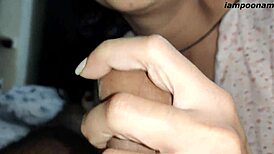 suggestive indian bhabhi in maid outfit sucking cock and getting fucked with creampie