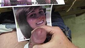 Jeff Tributes Rachel with Big Cock Cumshot!