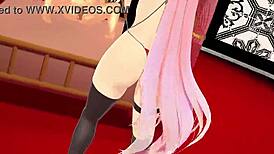 luka bo peep flaunts big tits in hentai sex. anime babe gets wild with boobs! 😍