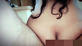 Girlfriend rides hard before college, risking pregnancy without condom