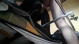 Laura XXX's Intense Blowjob and Pussy Fucking with Ring Gag