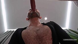 i try to stretch my throat with a dildo for deepthroat practice