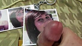 Jeff Tributes Rachel with Big Cock Cumshot!