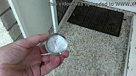 Kiwi Milf Submissive Takes Temperature Probe After Master Checks Meat 😈