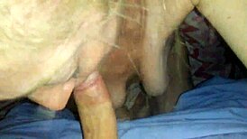 Petite Blonde Swallows Cum After Face Fucking Blowjob