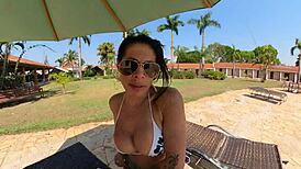 the brunette wanned to have sex with me on the grass, mr matusalem - natzinha morena. she got anal with my monster cock.