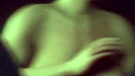 Damn! Busty woman picked for hot futanari threesome with double penetration!