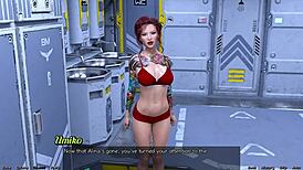 Stranded in space, big tits milf chats dirty