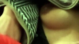 you sucking those small tits at the atm?