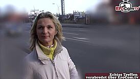 Bold Deutsche Teen Picked Up on Street for First Sex Casting Ever