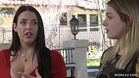 angela white and giselle palmer scissoring passionately