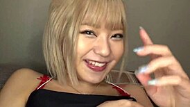 Japanese gal endures intense blowjob and rough sex