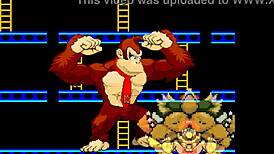 Bowser and Donkey Kong dominate Mario bareback
