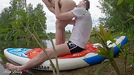 He fucked me doggystyle by the river.