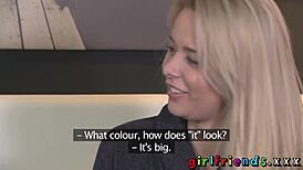 Girlfriends giving magic wand orgasms to each other