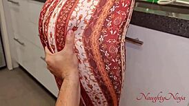 Brunette Cleaner Lady Banged Hard After Job in Tight Pussy