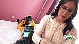 Nerdy stepsiblings clash in kinky Asian taboo play
