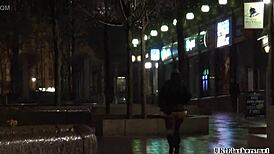 Fat British Amateur Emma Flashes Nude in Public Voyeur Scene