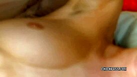 Busty coed Jessica Jensen gets her young pussy slammed hard by lover