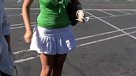 Lady Offers Her Body for Cash Fuck