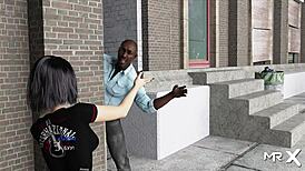 brunette milf teaches acting in hot shower scene