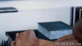 ebony bodybuilders adrian hart and tony genius put books down for intense workout