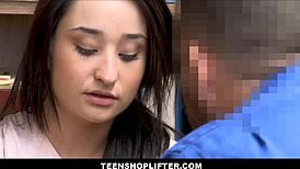 Did you see that cute latina teen 18+ getting caught and fucked by her boss for shoplifting?