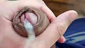 Novinho pauzudo from Brazil jerks off solo and cums hard