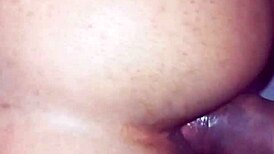 young guy wakes me up and pounds my ass hard in interracial anal