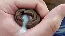 Novinho pauzudo from Brazil jerks off solo and cums hard