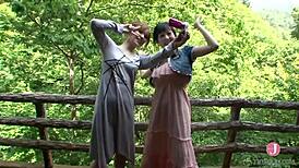 Hitoub-703: Azusa Itagaki in steamy Japanese hot spring fetish