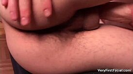 Cute Blond Twink Drew Gives Gay Blowjob and Facial