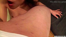 I watch tina blade suck my cock shyly