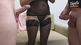 bisex husband shared wife with friend for threesome mfm