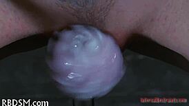 Naughty Babe Gets Lusty Pussy Prodding in Rough Bondage Fuck Session!