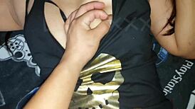 latina teen bent over for creampie doggystyle without condom