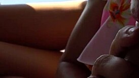 Asian Woman Fingered and Fucked in Car by Ocean