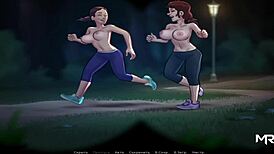 Peeping At Naked Teens And Milfs With Big Asses!