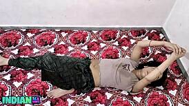 horny indian couple get wild on bed before deepthroat and fuck