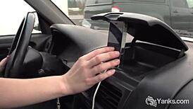 Wow! Yanks Lou Lebonne Cums in Car