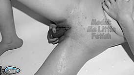 Strong Orgasm in Bathroom Leads to Real Squirt and Peeing Moment