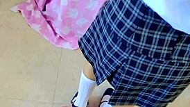 obedient young latina student does assfucking and creampie with teacher.