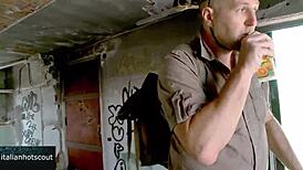 Slutty Brunette Shoved Cock Deep in Pussy